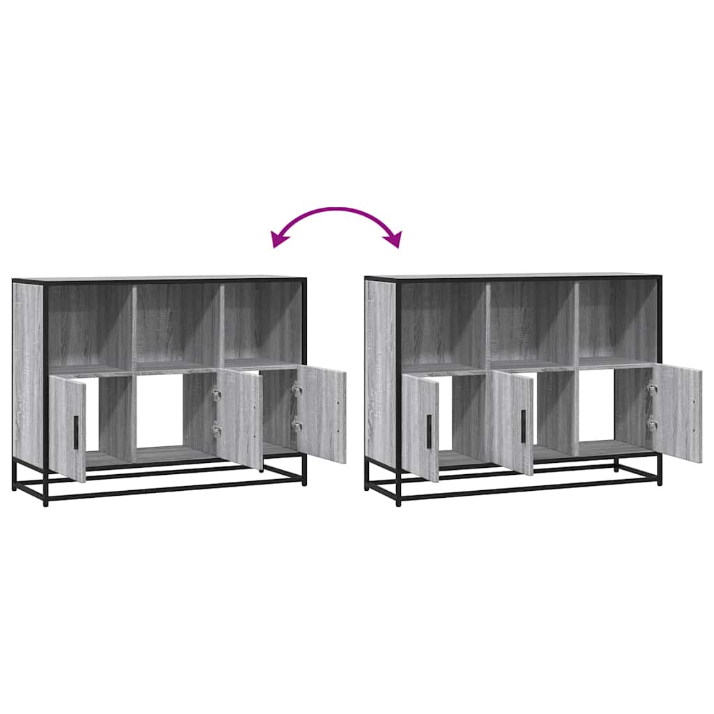 Kommode Sonoma Grå 100x35x76 cm