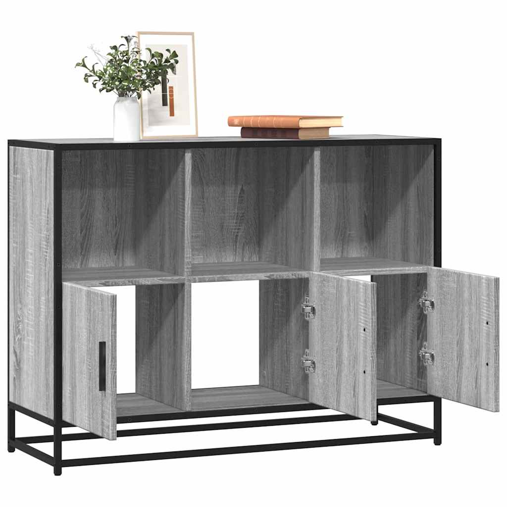 Kommode Sonoma Grå 100x35x76 cm