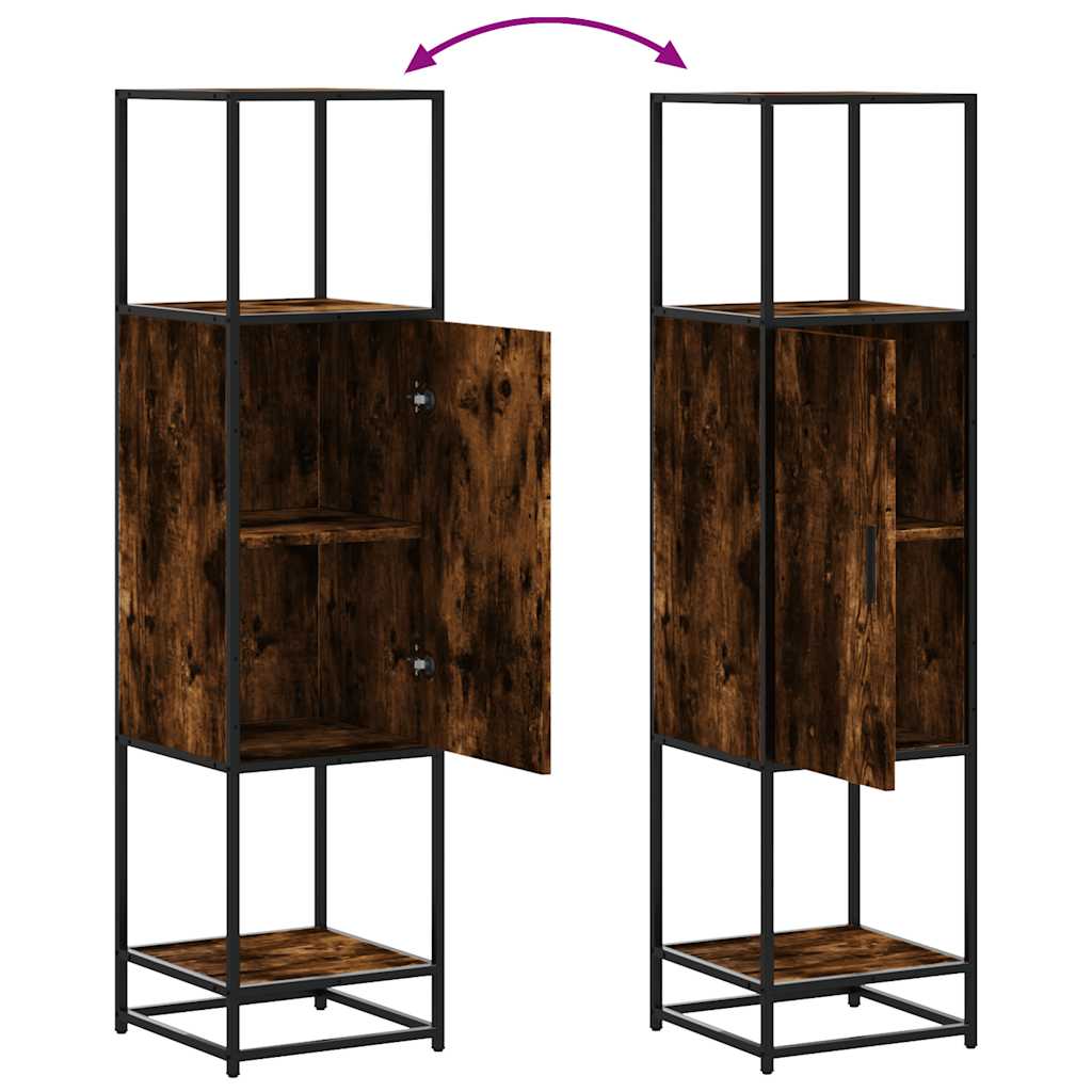 Skap Røkt Eik 35,5x35x139 cm