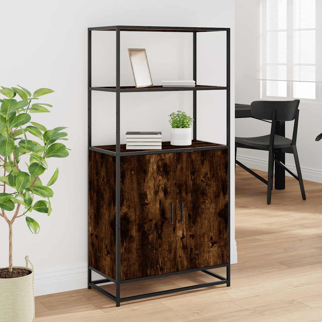 Skap Røkt Eik 68x35x139 cm