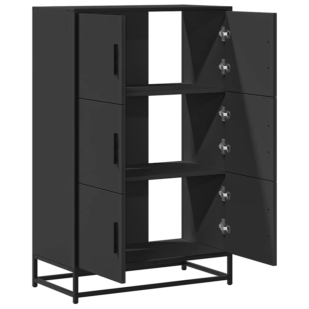 Skap Svart 68x35x106,5 cm