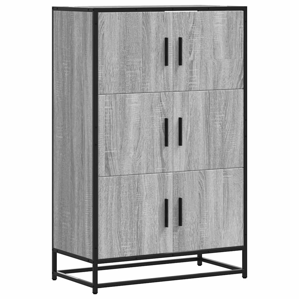 Skap Sonoma Grå 68x35x106,5 cm og metall