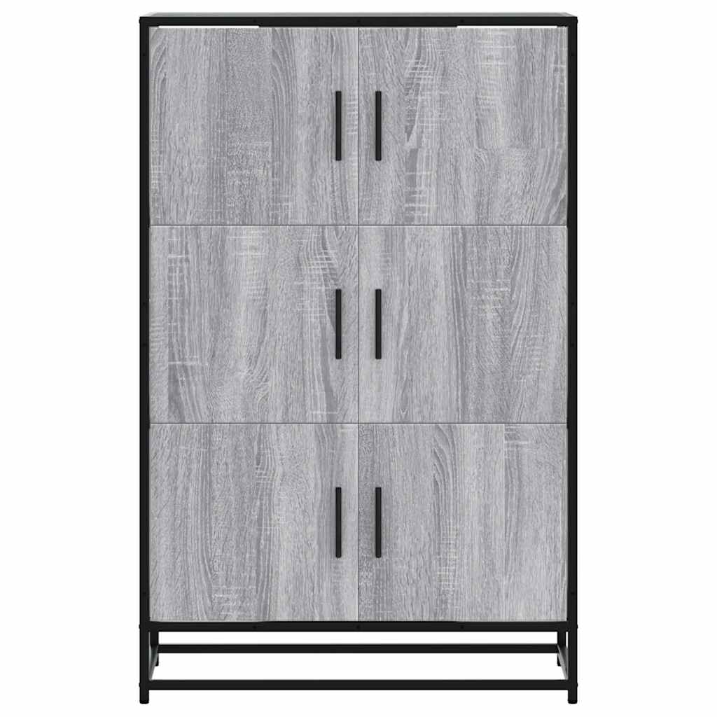 Skap Sonoma Grå 68x35x106,5 cm og metall
