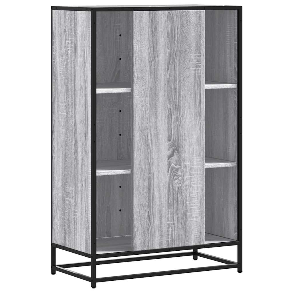Skap Sonoma Grå 68x35x106,5 cm og metall