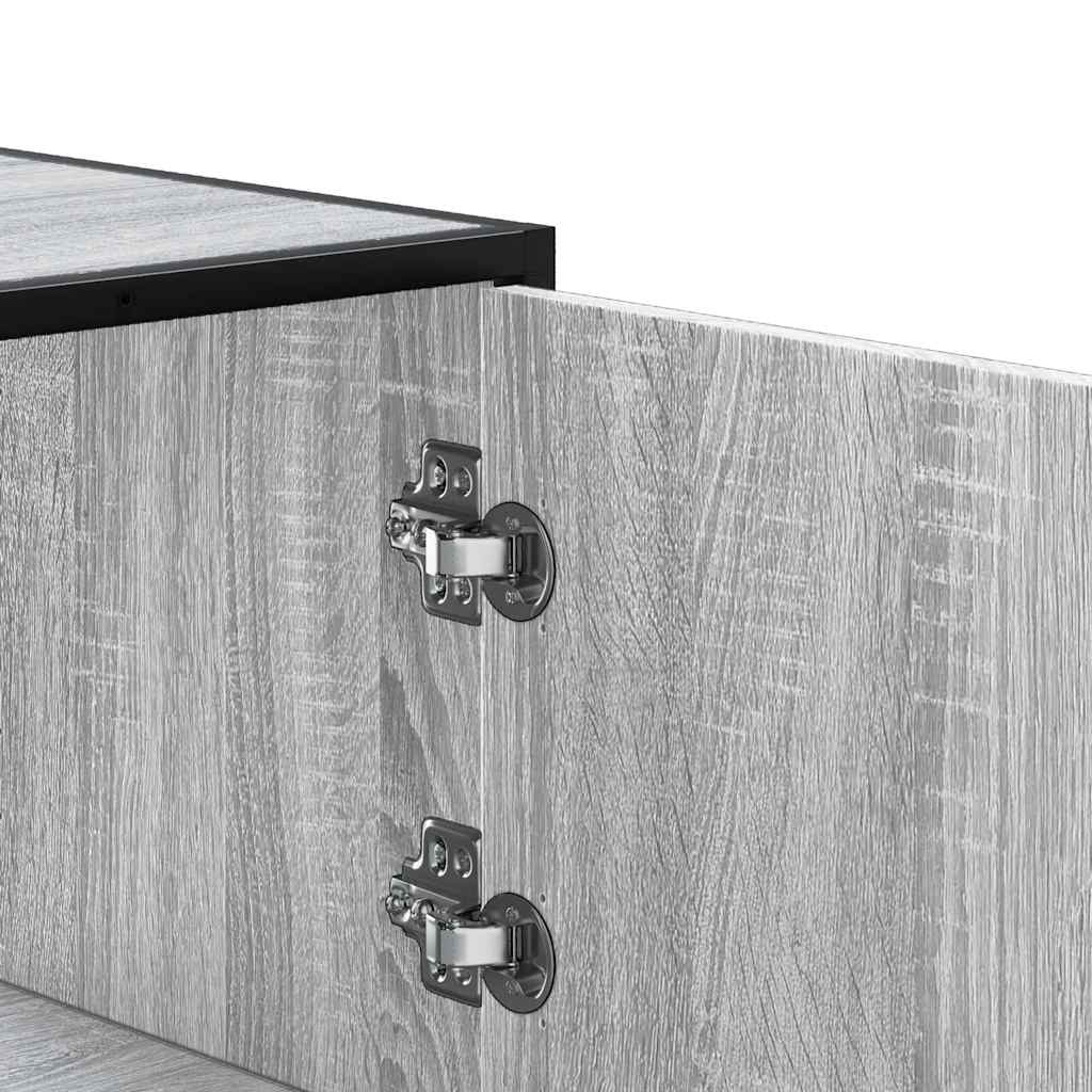 Skap Sonoma Grå 68x35x106,5 cm og metall
