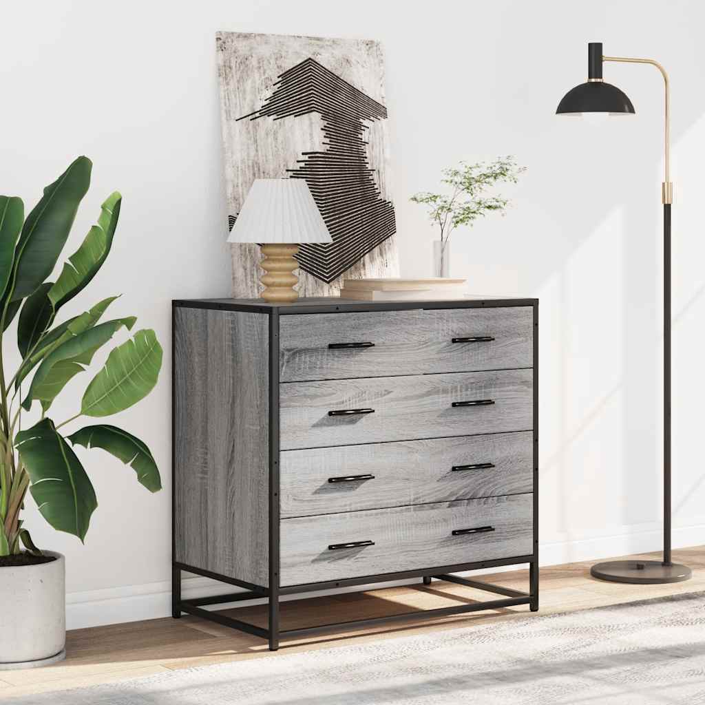 Kommode Sonoma Grå 70x41x70 cm