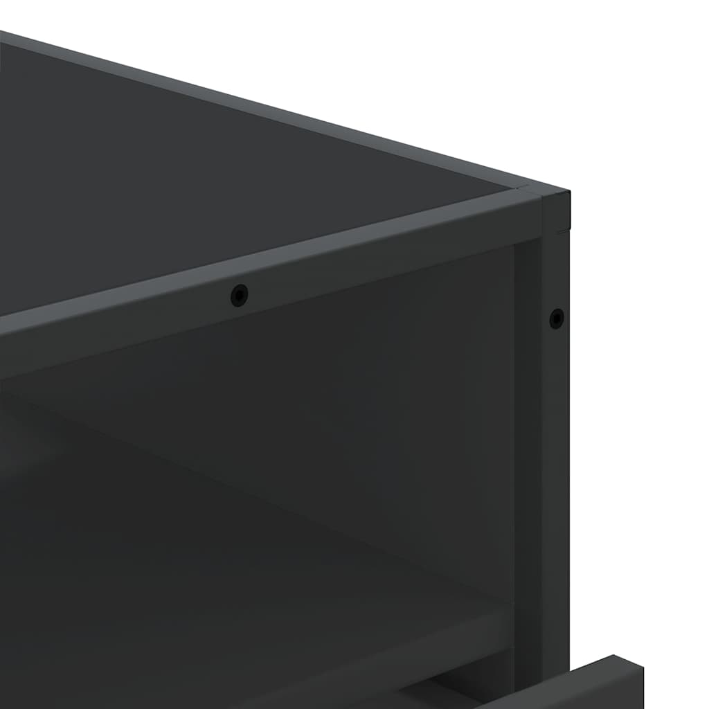 Kommode Svart 70x41x70 cm