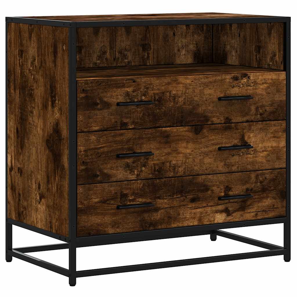 Kommode Røkt Eik 70x41x70 cm