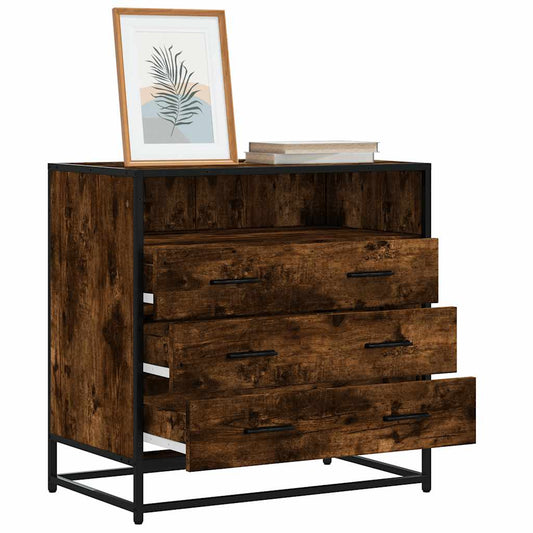 Kommode Røkt Eik 70x41x70 cm