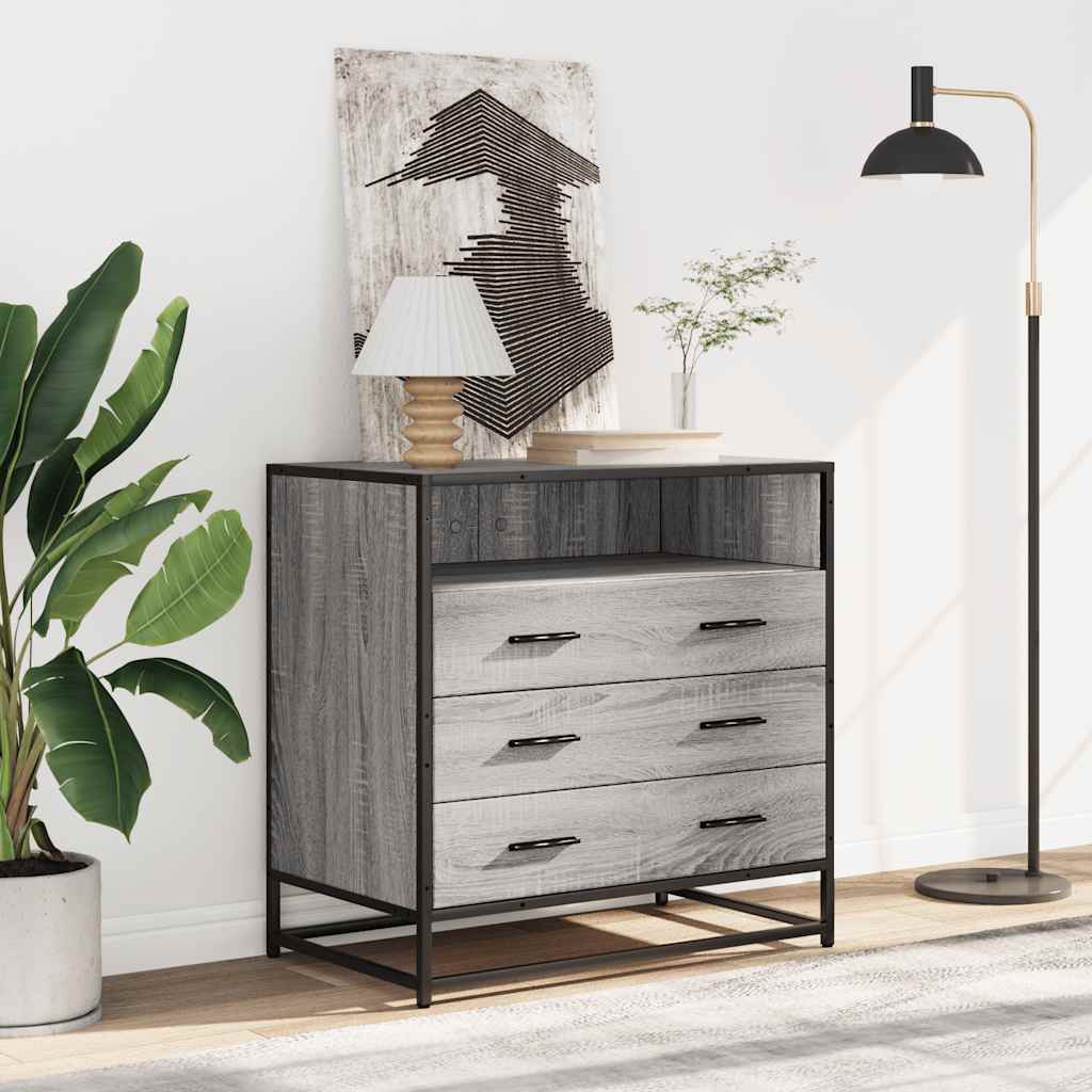 Kommode Sonoma Grå 70x41x70 cm
