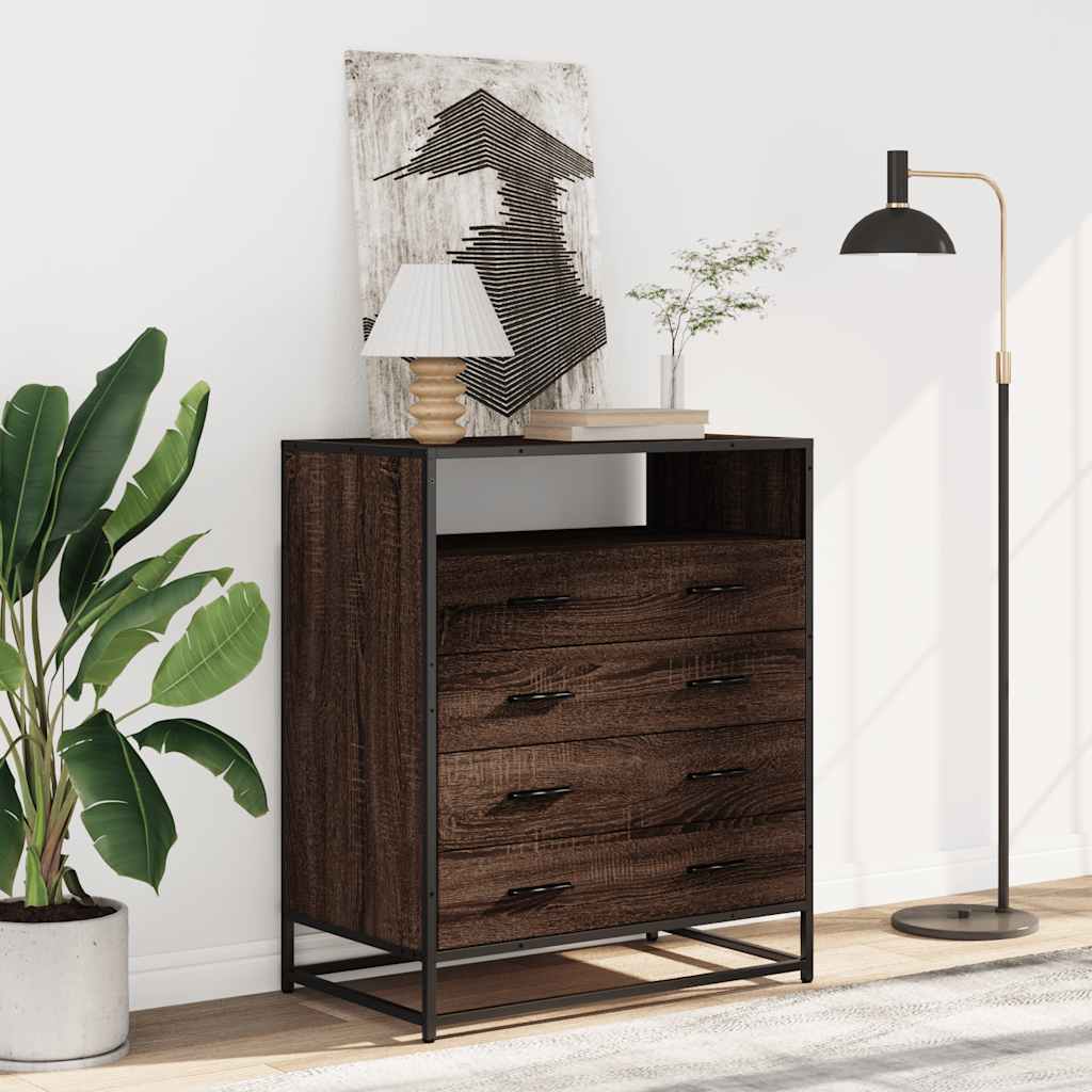 Kommode Brun Eik 70x41x83,5 cm