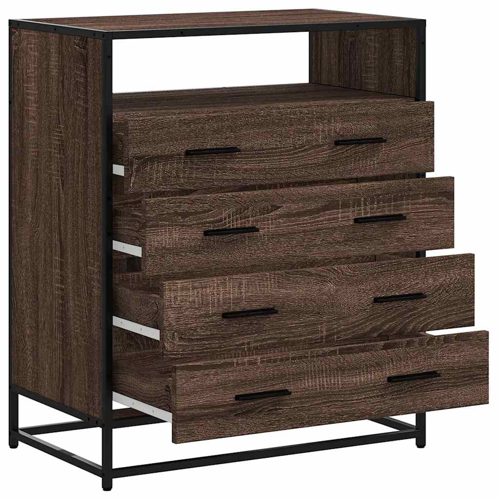 Kommode Brun Eik 70x41x83,5 cm