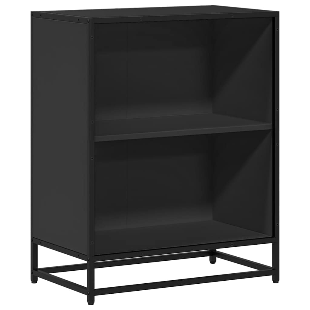 Bokhylle Svart 60x35x76 cm