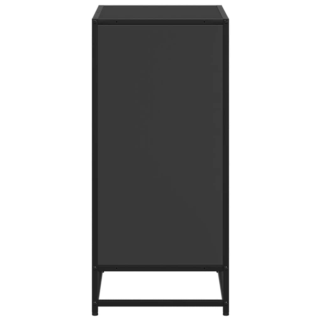 Bokhylle Svart 60x35x76 cm