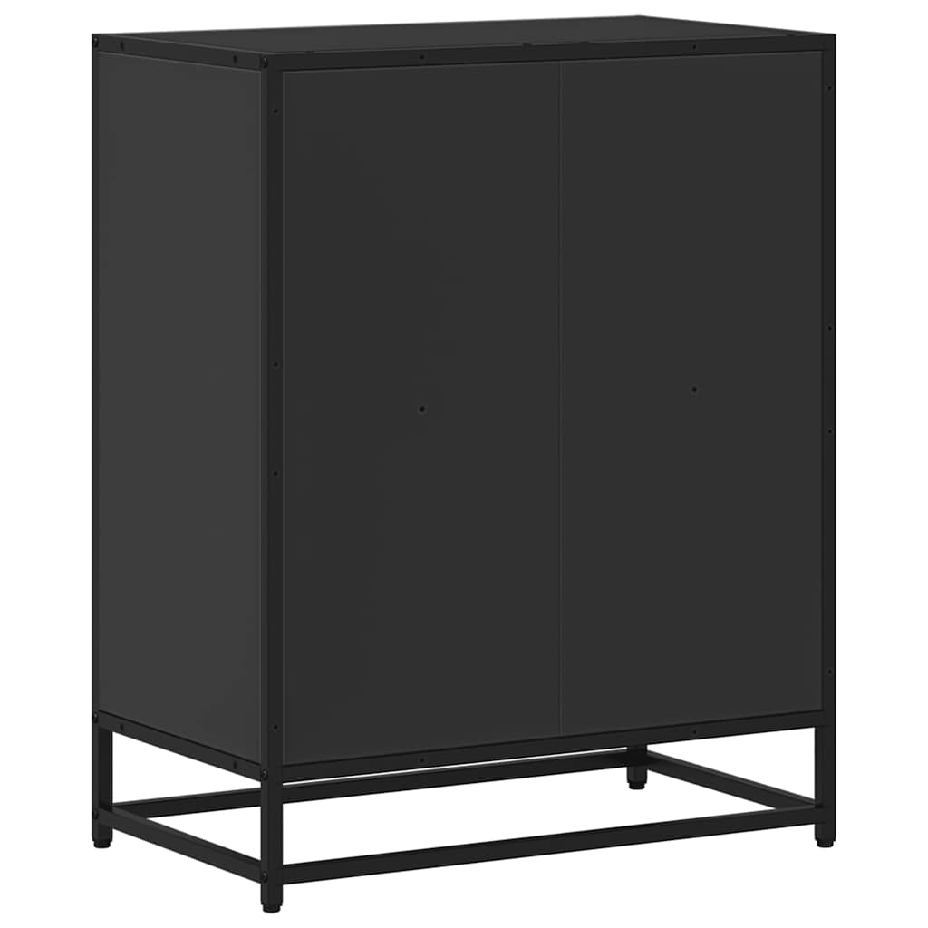 Bokhylle Svart 60x35x76 cm