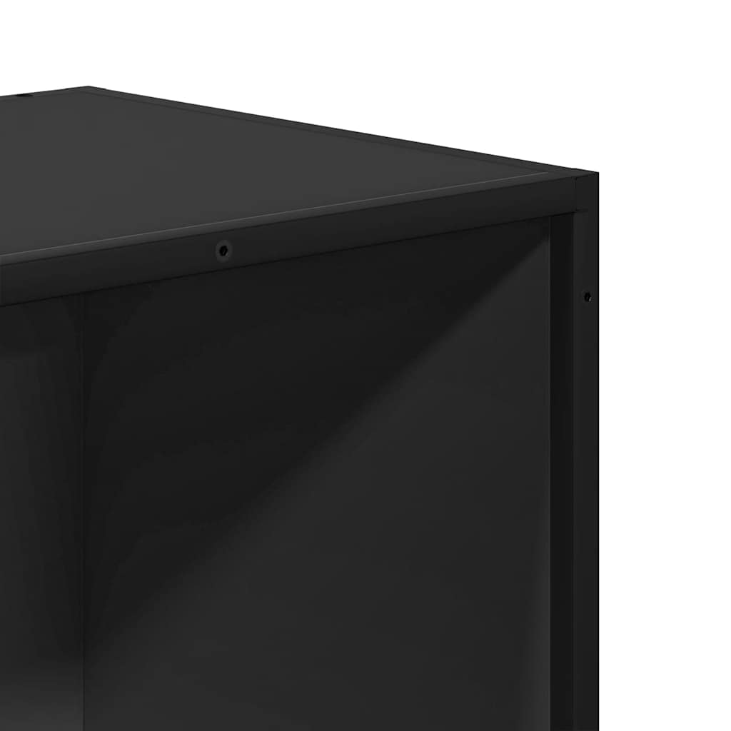 Bokhylle Svart 60x35x107,5 cm
