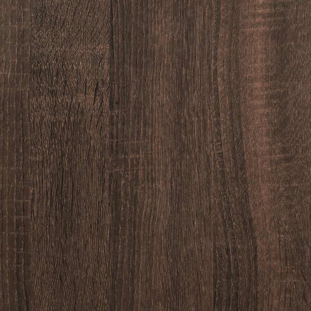 Bokhylle Brun Eik 33,5x33x107,5 cm