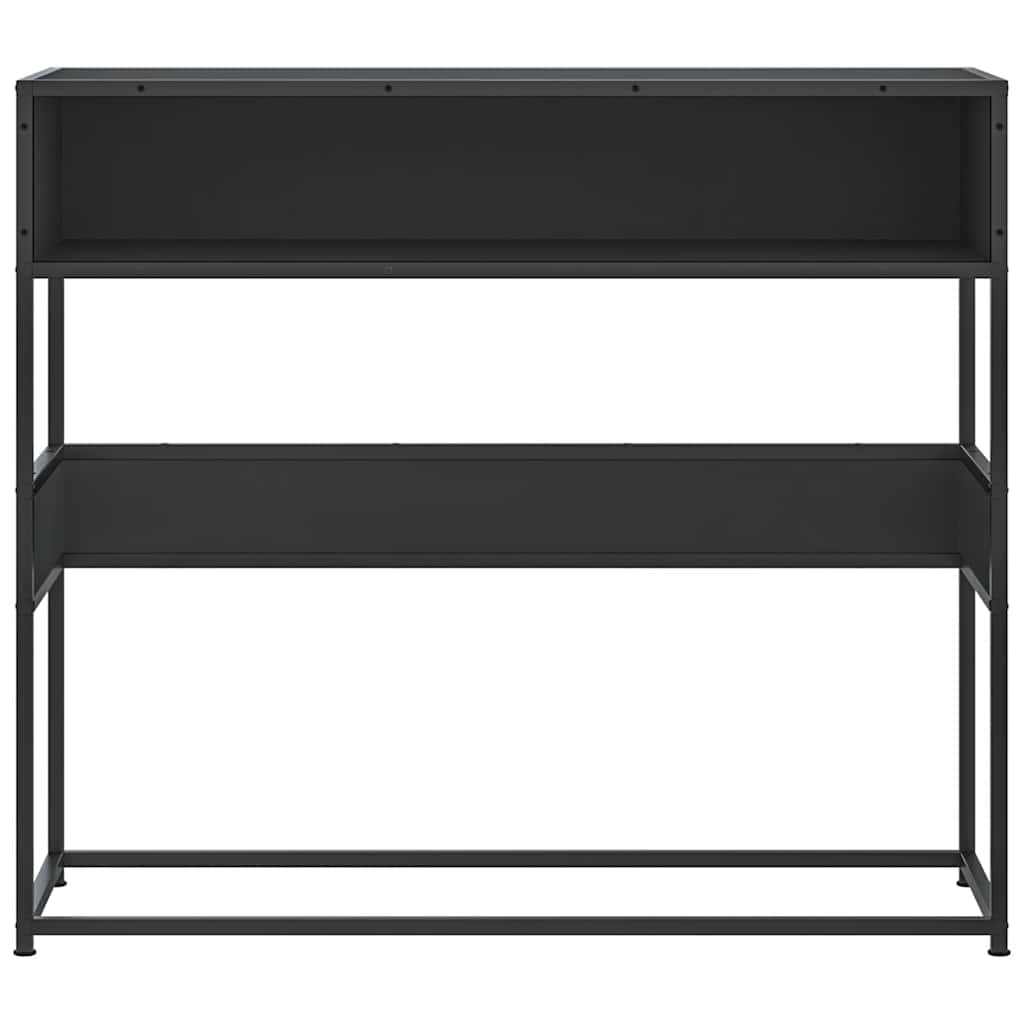 Avlastningsbord Konsollbord Svart 90x35x80 cm