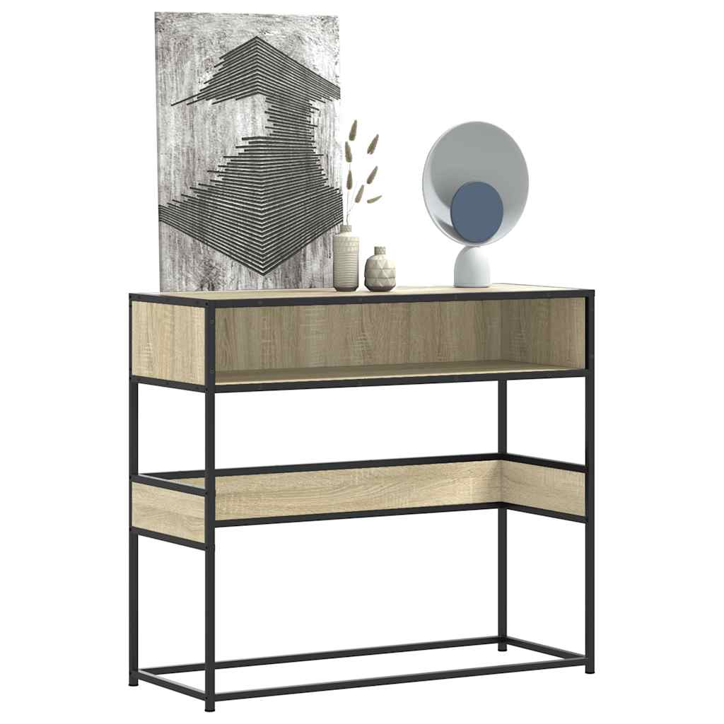 Avlastningsbord Konsollbord Sonoma Eik 90x35x80 cm