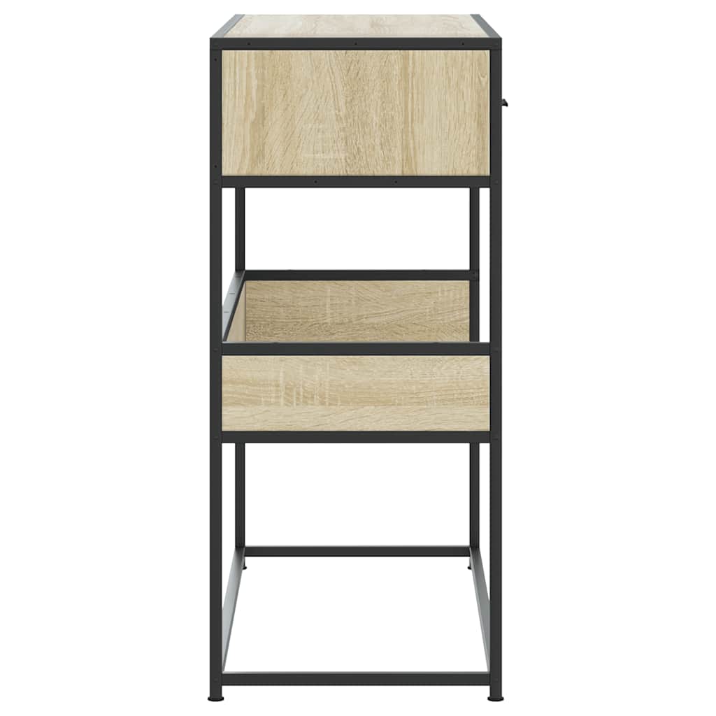 Avlastningsbord Konsollbord Sonoma Eik 90x35x80 cm