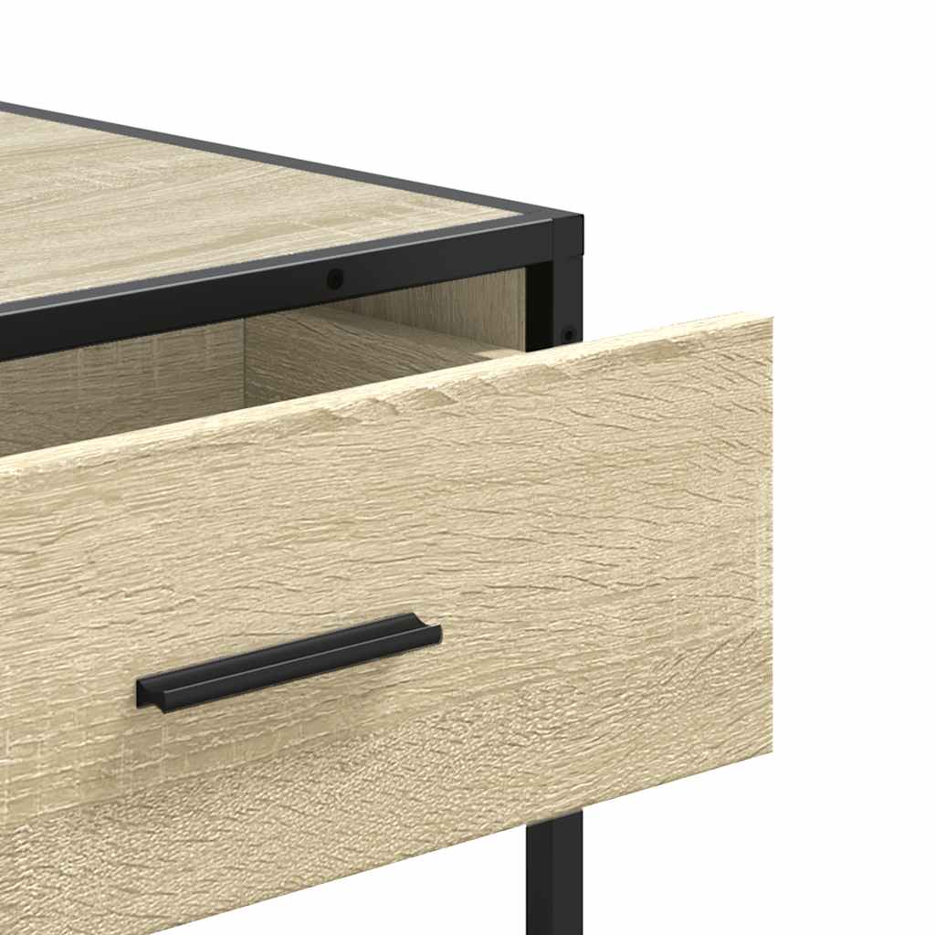 Avlastningsbord Konsollbord Sonoma Eik 90x35x80 cm
