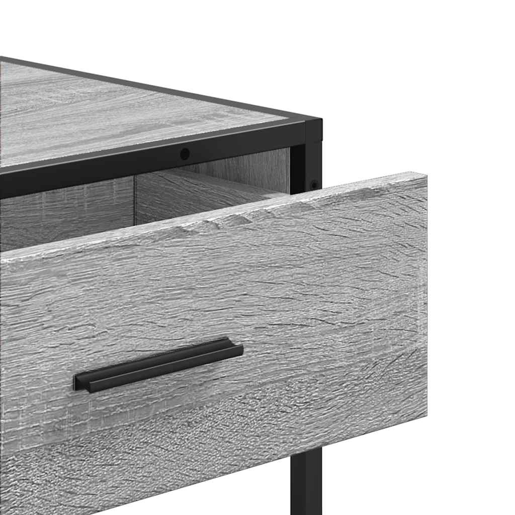Avlastningsbord Konsollbord Sonoma Grå 90x35x80 cm