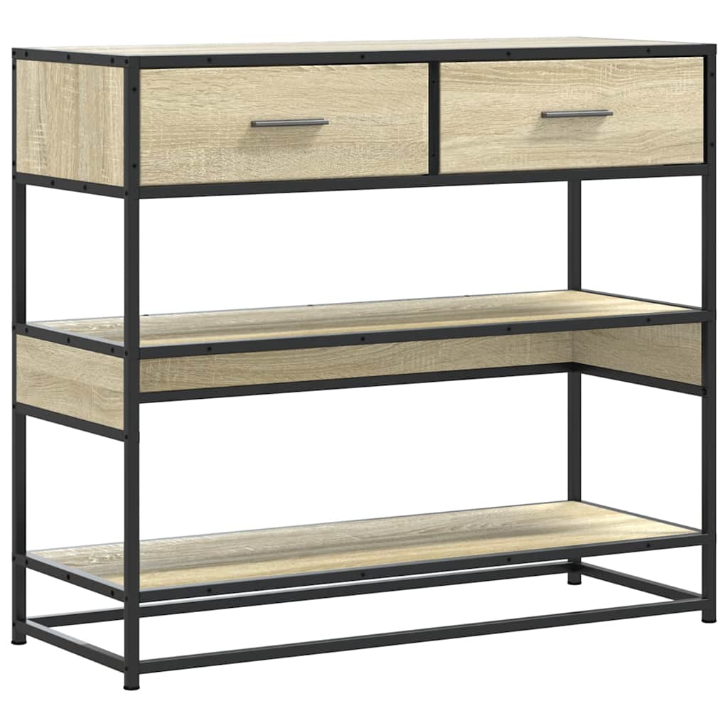Avlastningsbord Konsollbord Sonoma Eik 90x35x80 cm