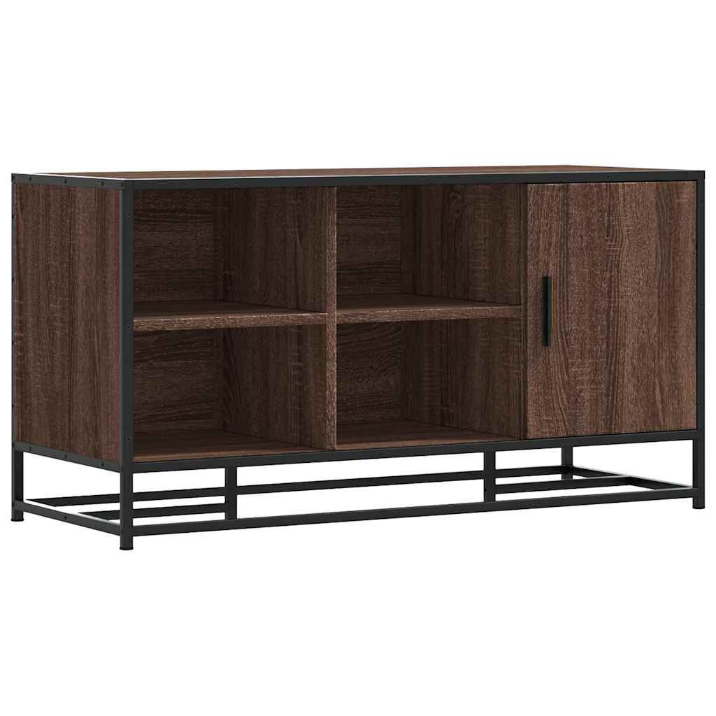Sittebenk Skobenk Brun Eik 100x40x53,5 cm og metall
