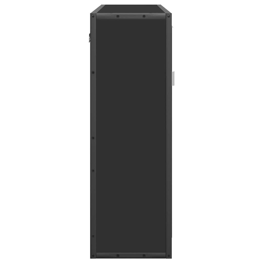 Baderomsspeil Svart 65x20x60 cm