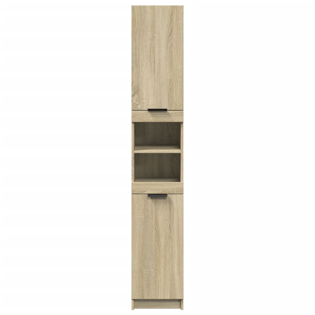 Baderomsskap Sonoma Eik 32x34x188,5 cm