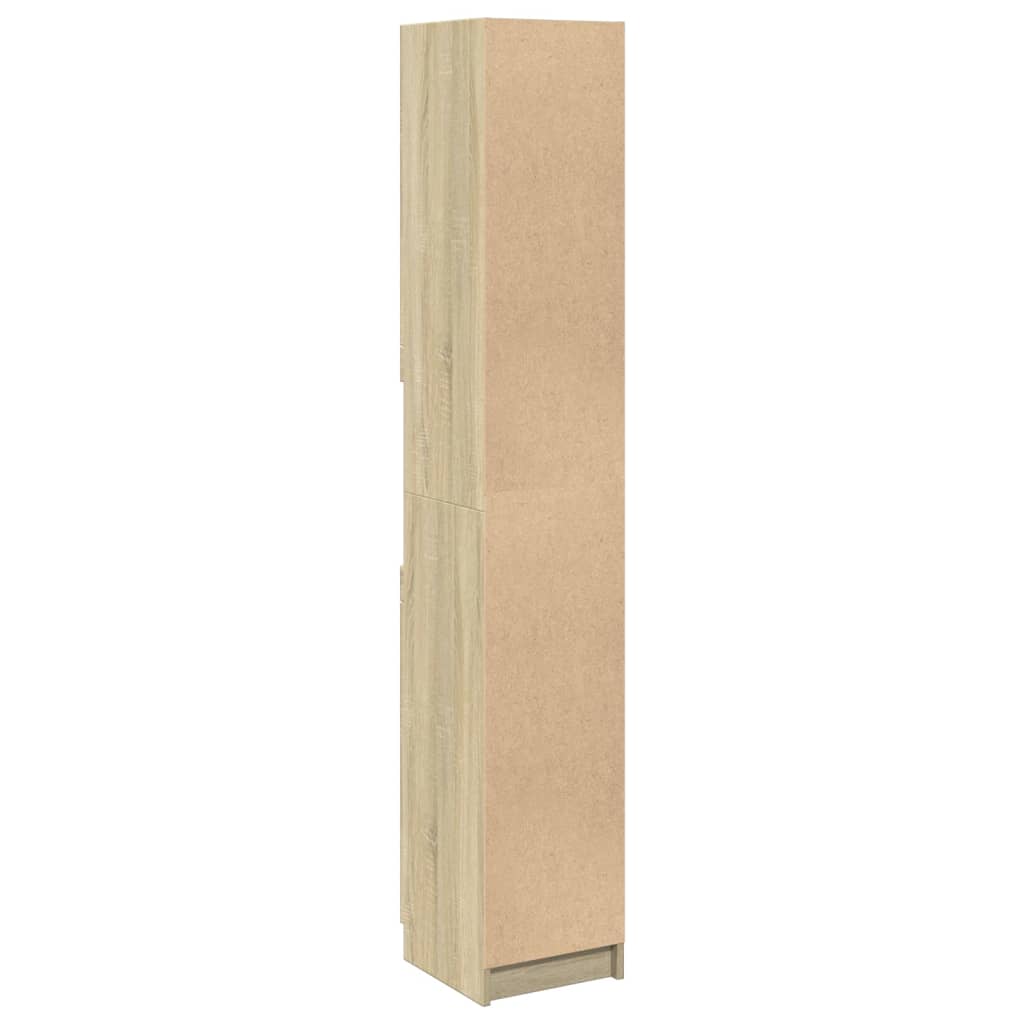 Baderomsskap Sonoma Eik 32x34x188,5 cm