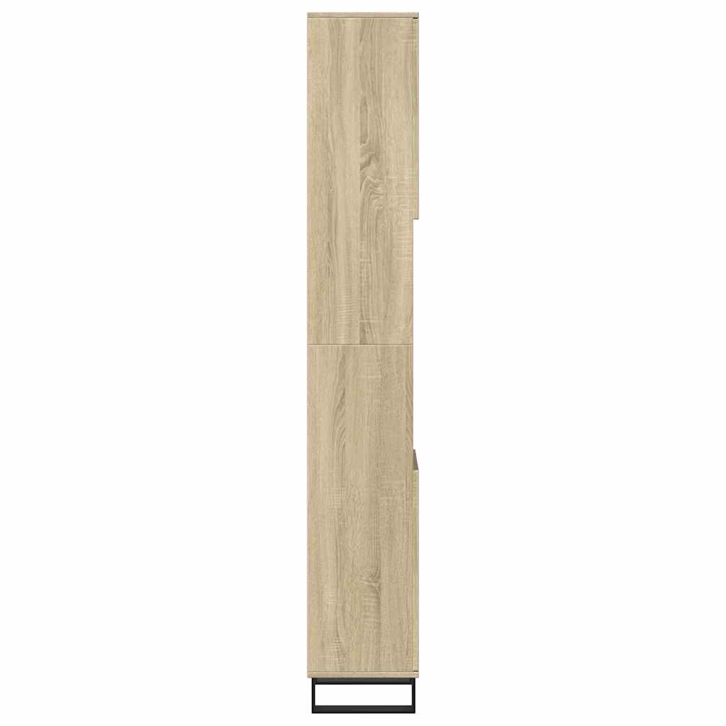 Baderomsskap Sonoma Eik 30x30x190 cm