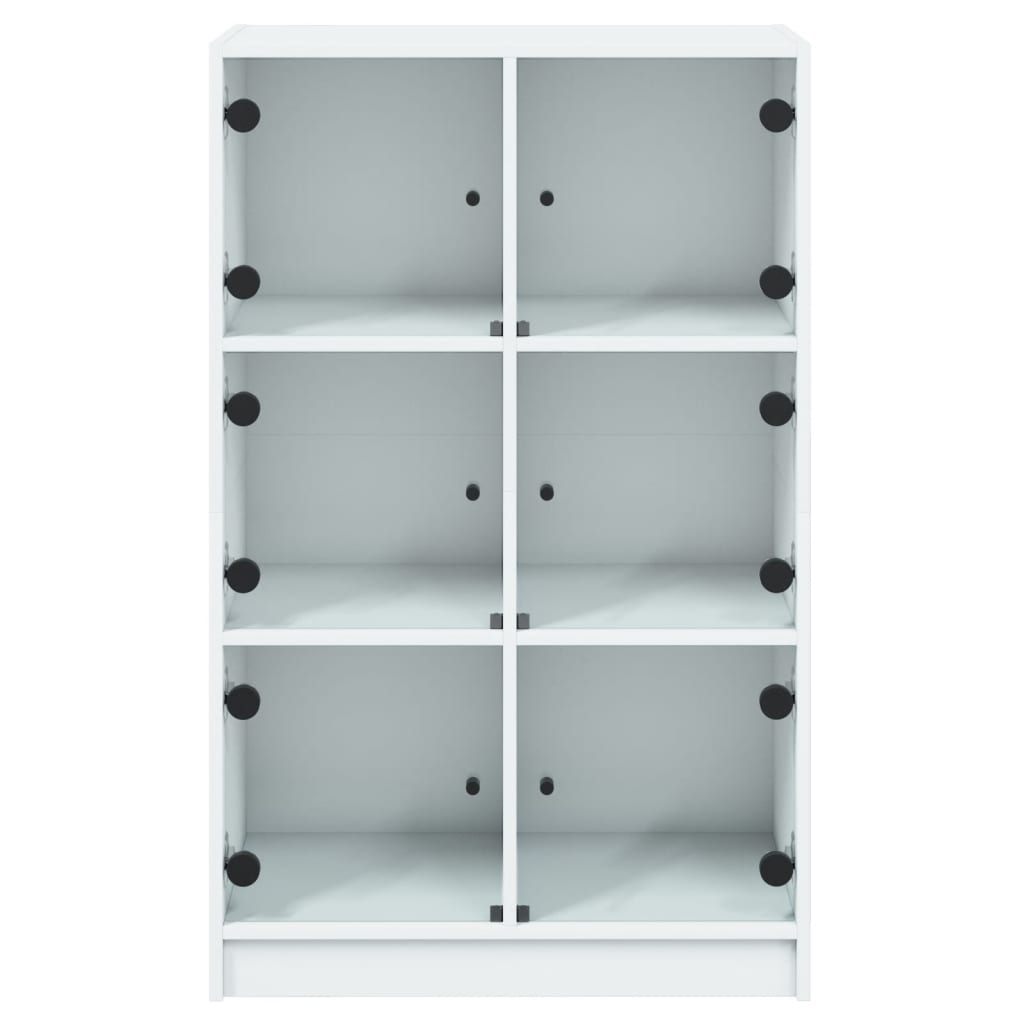 Skap Hvit med dører 68x37x109 cm
