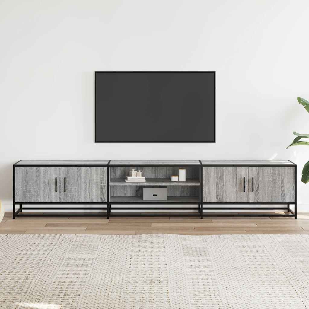 TV-Møbel Sonoma Grå TV-benk 210x35x41 cm