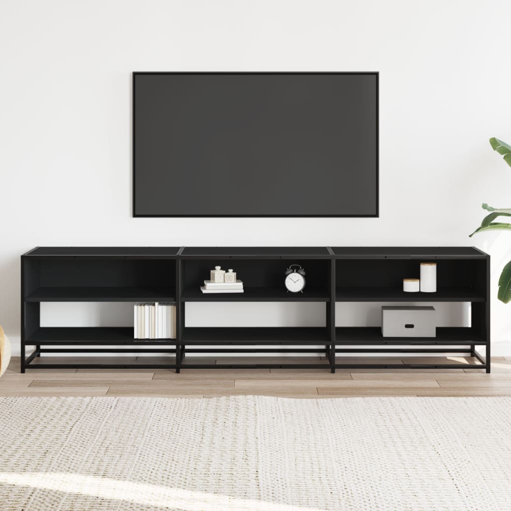 TV-Møbel Svart TV-benk 180x40x46 cm