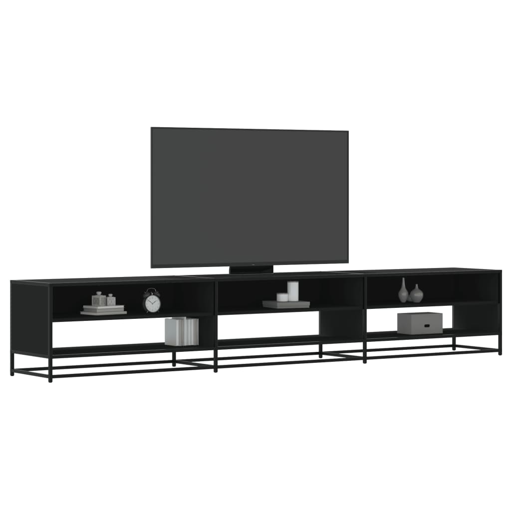 TV-Møbel Svart TV-benk 270x40x46 cm