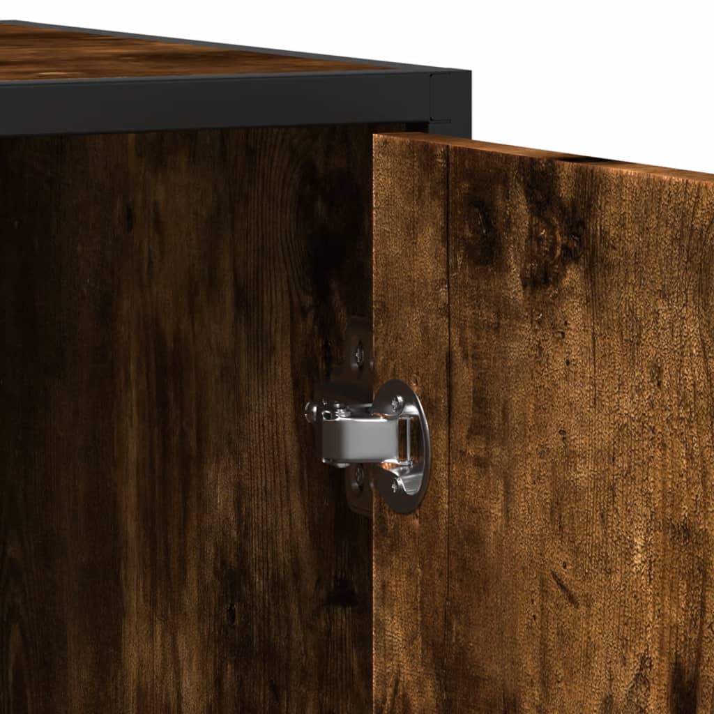 Skjenk Røkt Eik 134x35x76 cm