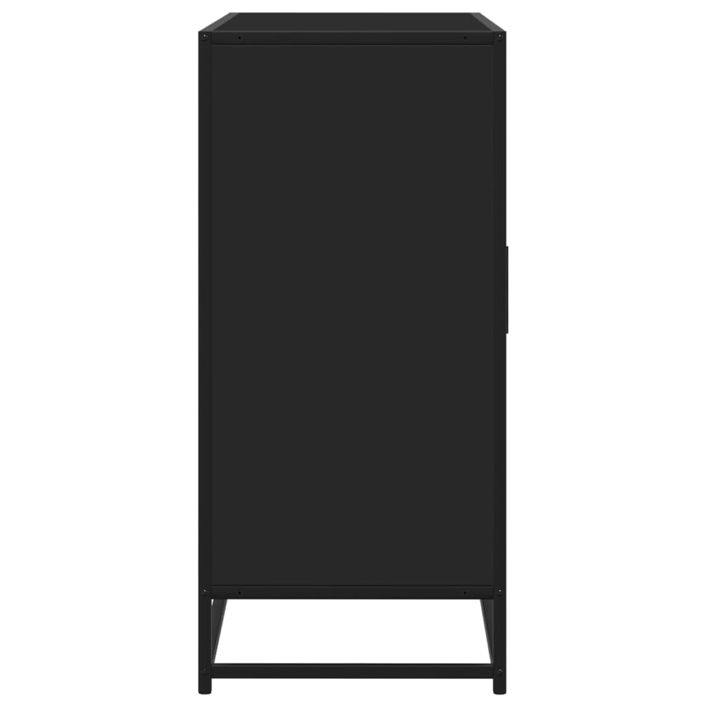 Skjenk Svart 92x35x76 cm