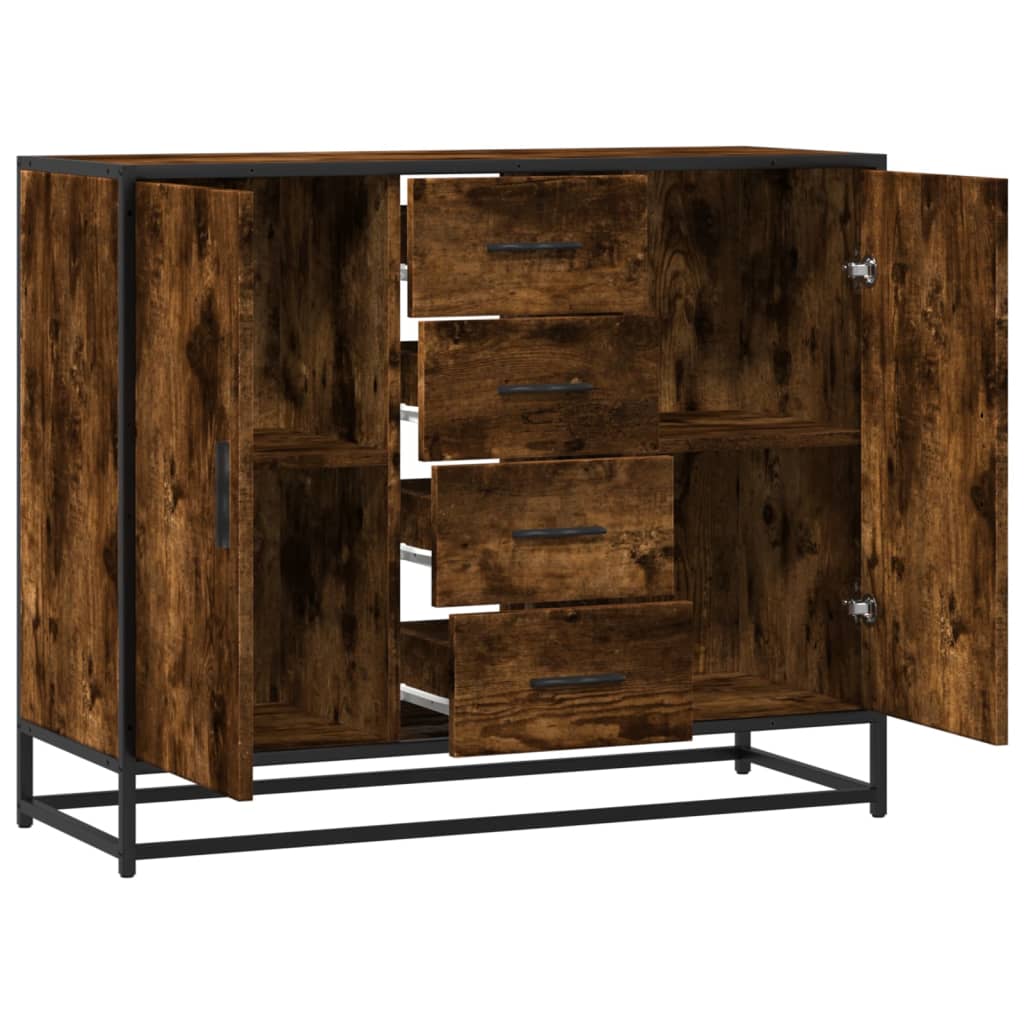 Skjenk Røkt Eik 92x35x76 cm