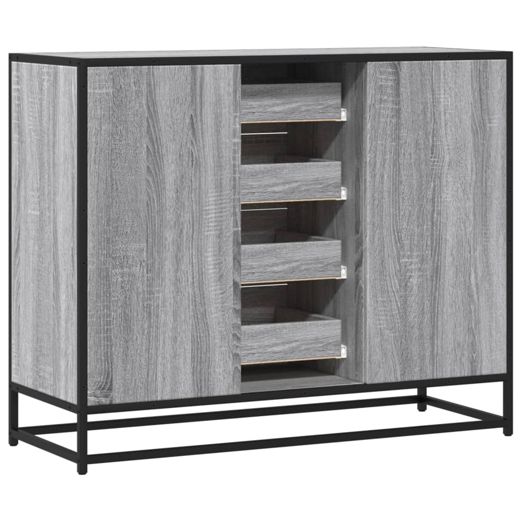 Skjenk Sonoma Grå Eik 92x35x76 cm