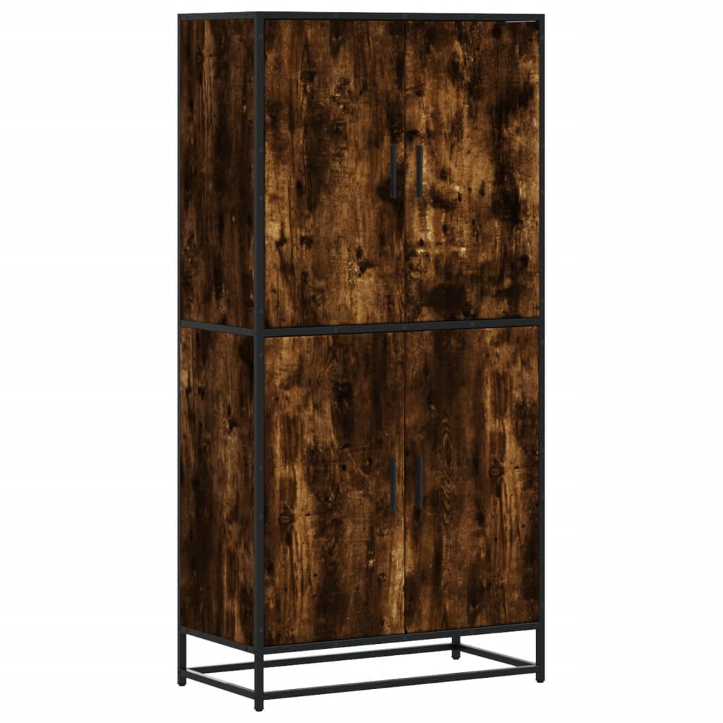 Skap Røkt Eik 68x35x139 cm