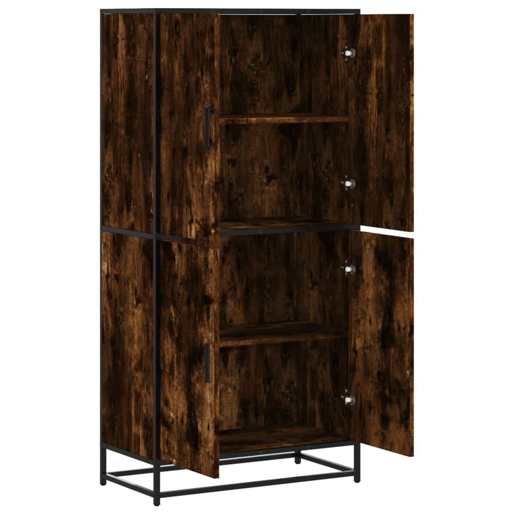 Skap Røkt Eik 68x35x139 cm