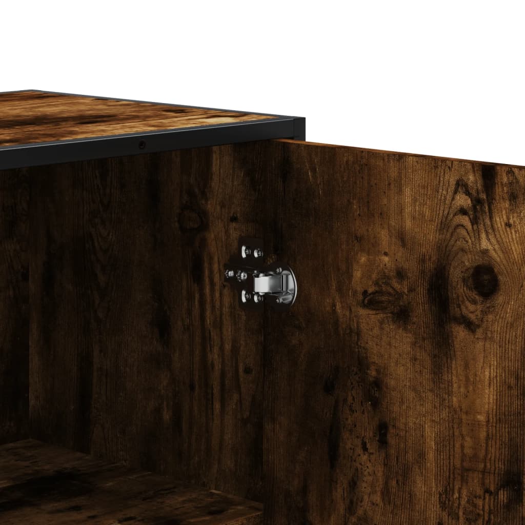 Skap Røkt Eik 68x35x139 cm