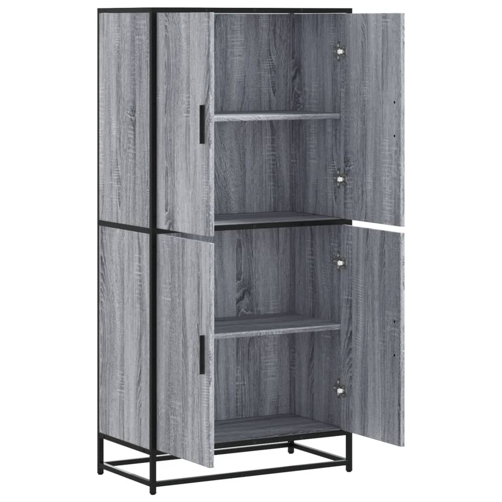 Skap Sonoma Grå 68x35x139 cm