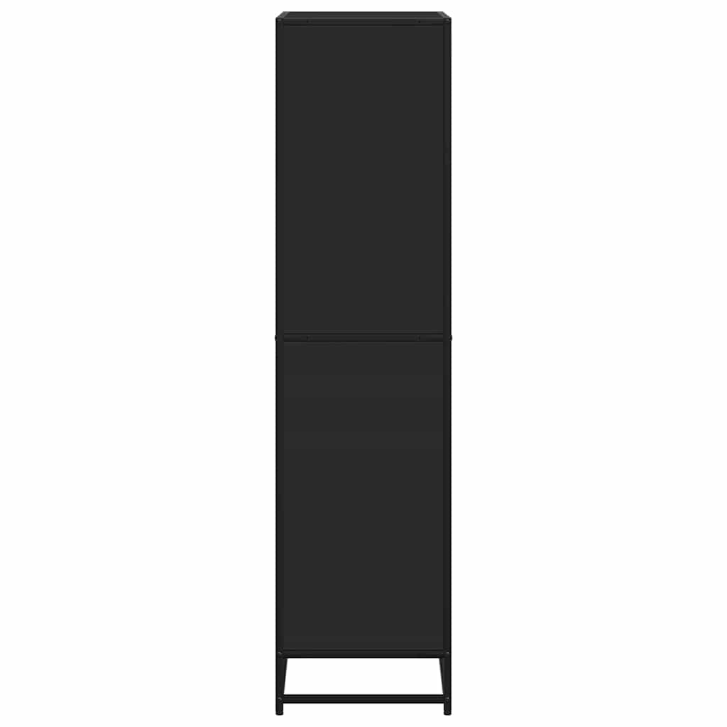 Bokhylle Svart 60x35x139 cm