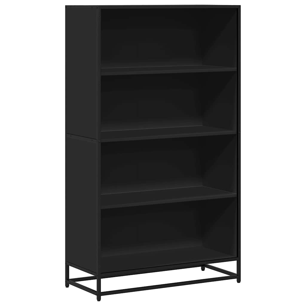 Bokhylle Svart 80,5x35x139 cm