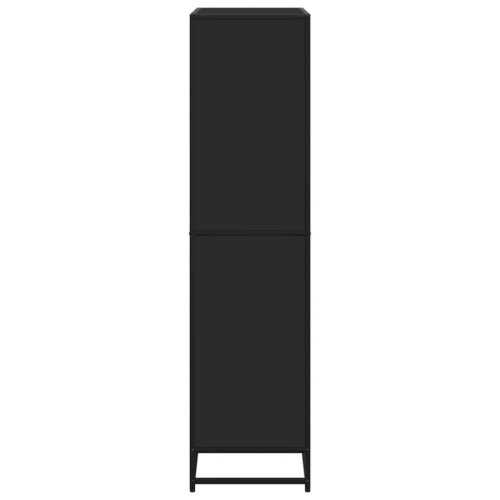 Bokhylle Svart 80,5x35x139 cm
