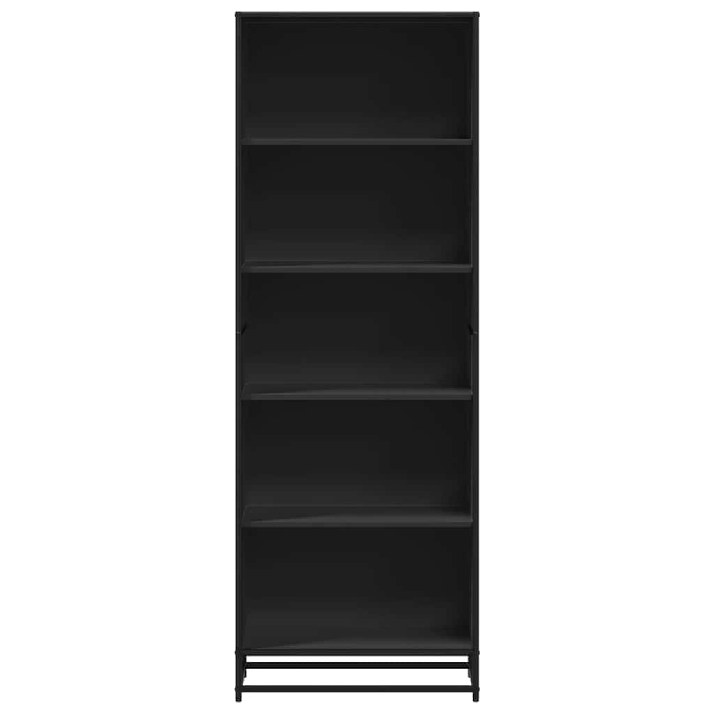 Bokhylle Svart 60x35x170,5 cm