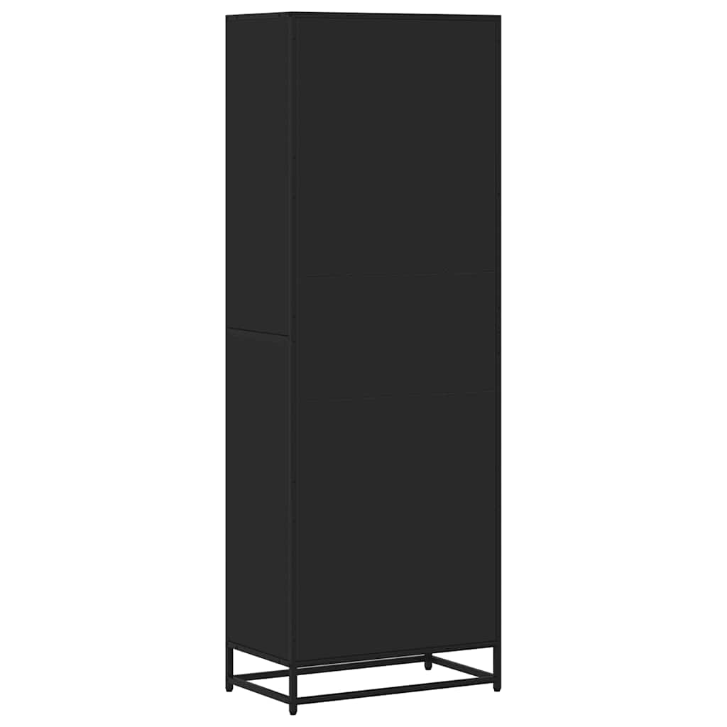 Bokhylle Svart 60x35x170,5 cm