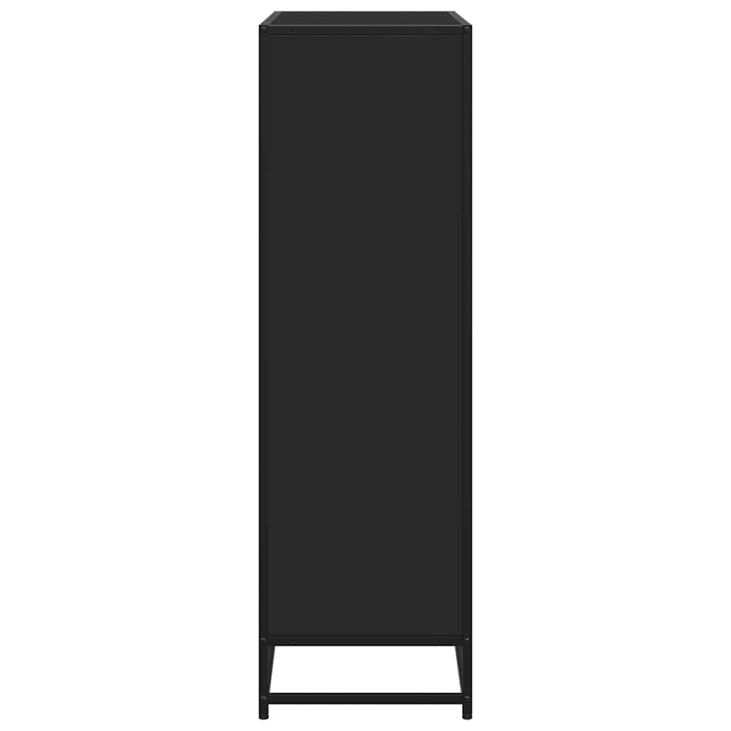 Bokhylle Svart 97,5x33x107,5 cm